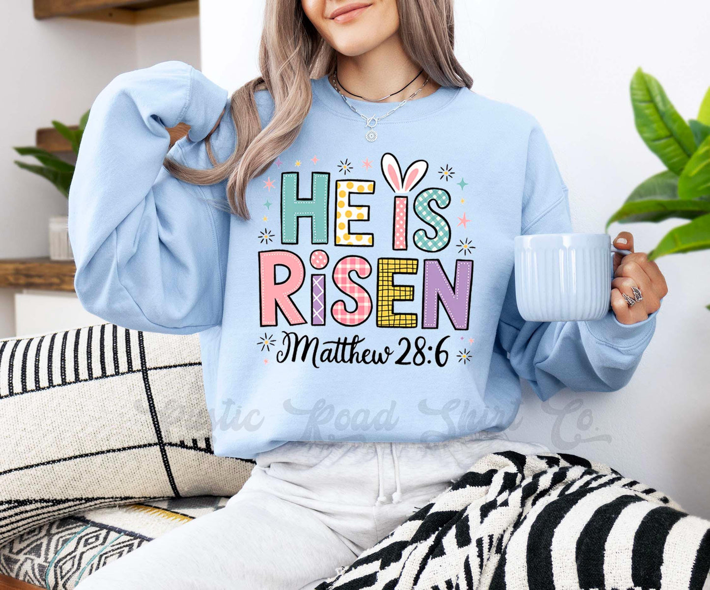 Easter Sweatshirt, Christian Sweatshirt, Women’s Easter Sweater, Easter Teacher Sweatshirt, 164