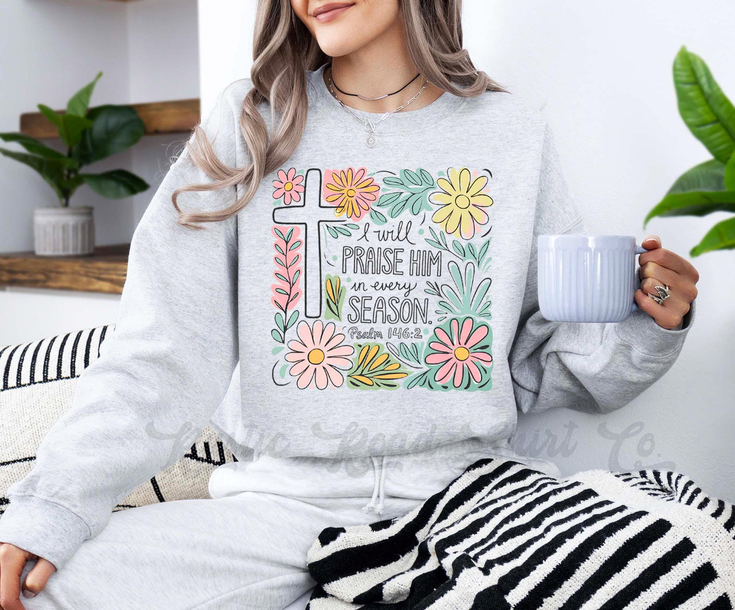 Easter Sweatshirt, Christian Sweatshirt, Women’s Easter Sweater, Easter Teacher Sweatshirt, 160