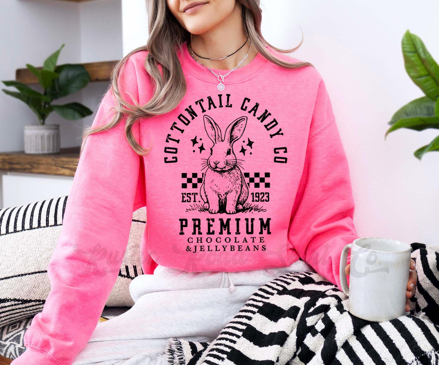 Easter Sweatshirt, Easter Bunny Sweatshirt, Women’s Easter Sweater, Easter Teacher Sweatshirt, 232