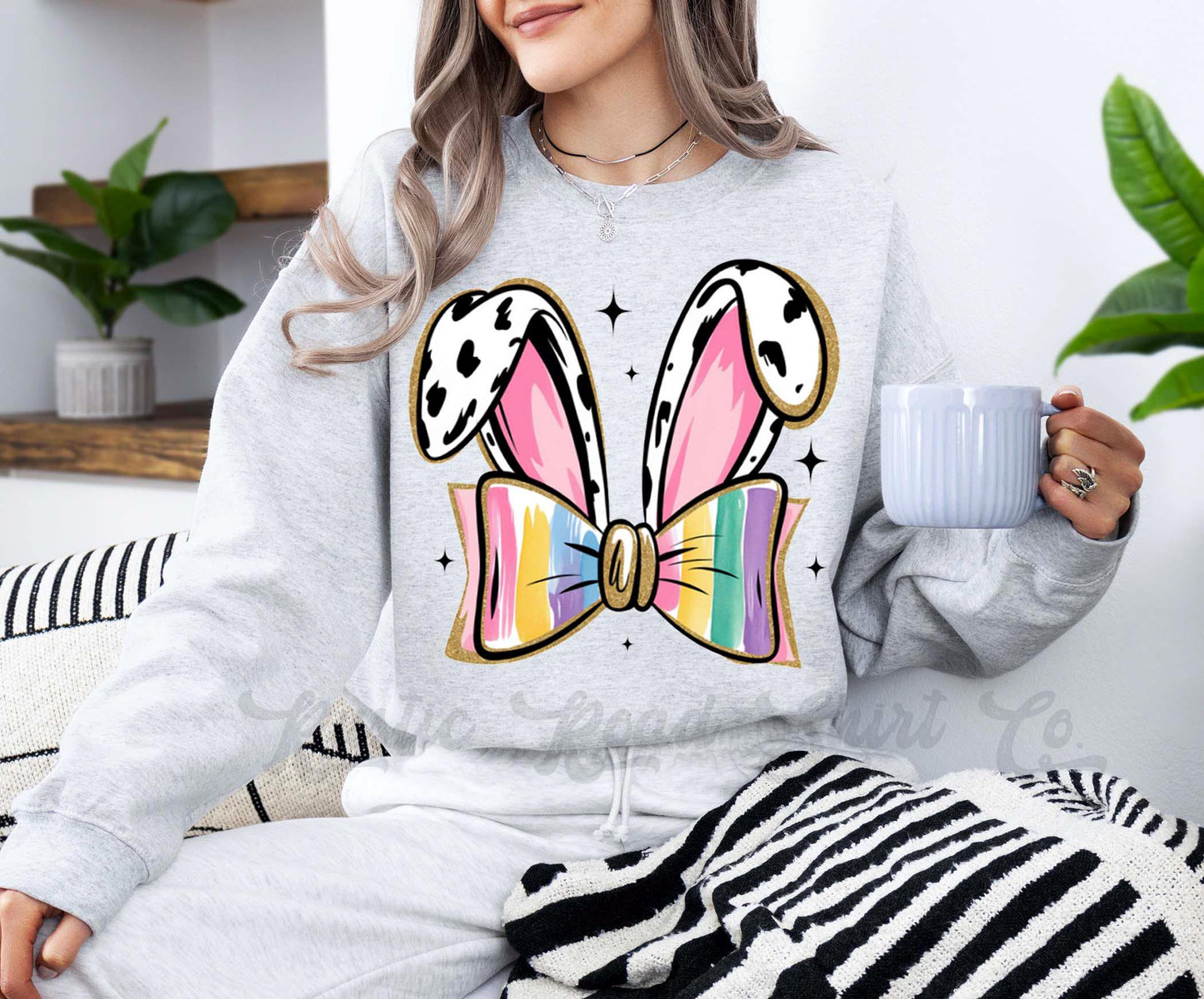 Easter Sweatshirt, Easter Bunny Sweatshirt, Women’s Easter Sweater, Easter Teacher Sweatshirt, 174