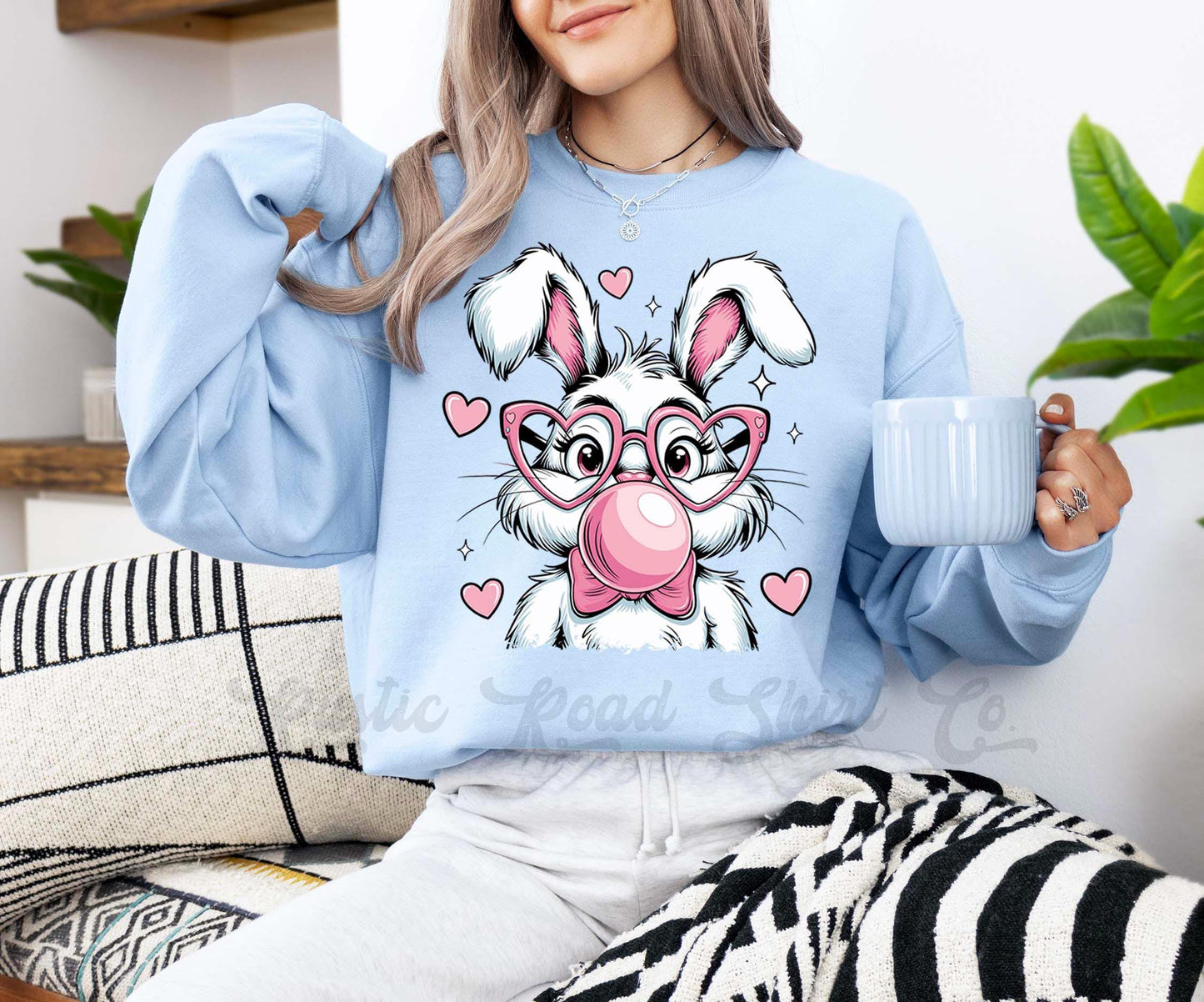 Easter Sweatshirt, Easter Bunny Sweatshirt, Women’s Easter Sweater, Easter Teacher Sweatshirt, 173