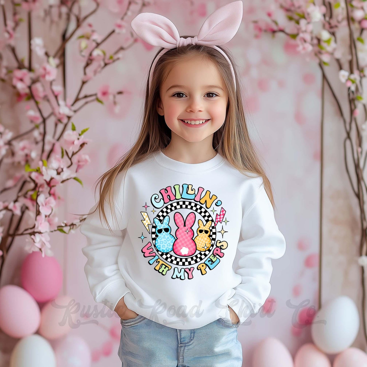 Easter Sweatshirt, Girls Easter Shirt, Boys Easter Sweatshirt, Toddler Easter Outfit, Easter Basket Gift 58