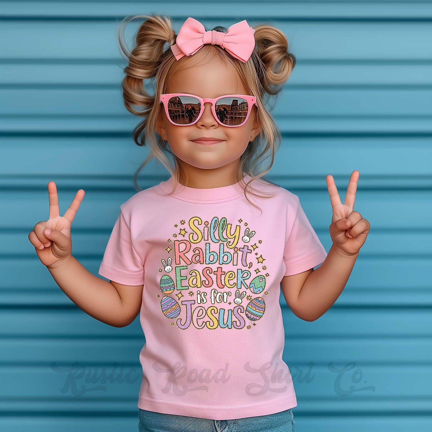 Girls Easter Shirt, Easter is for Jesus Shirt, Toddler Easter Outfit, Easter Basket Gift 201