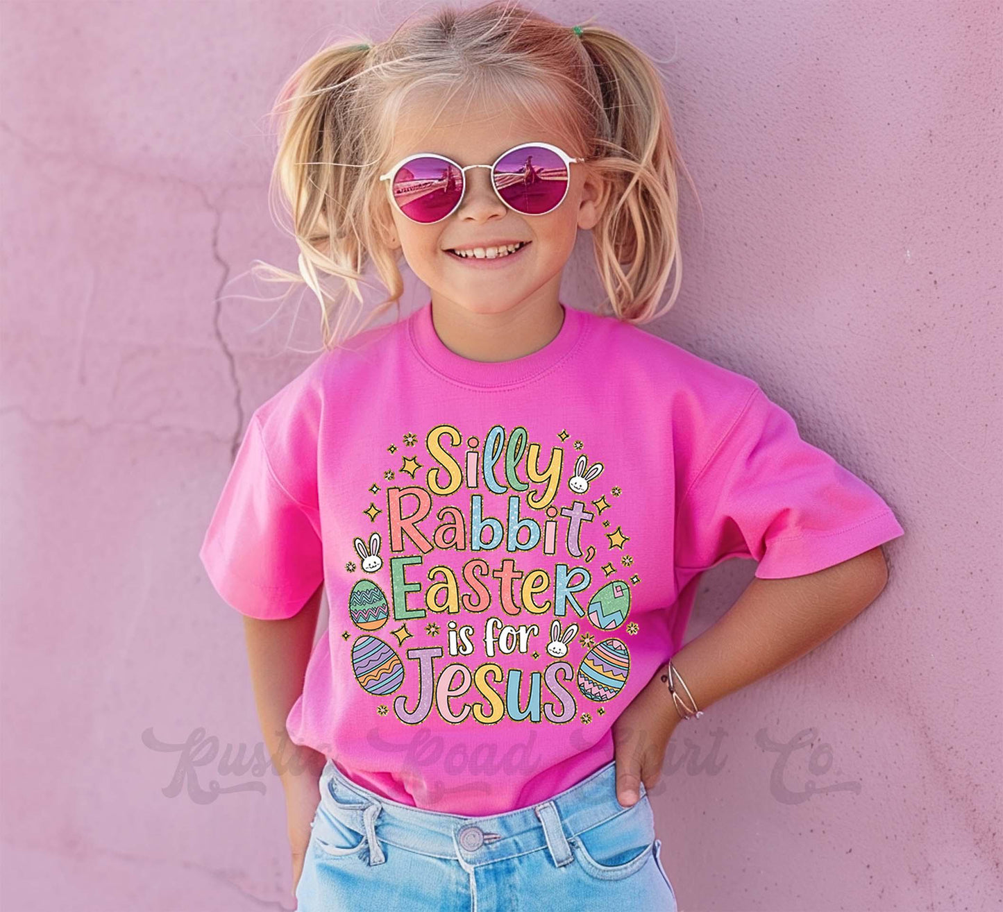 Girls Easter Shirt, Easter is for Jesus Shirt, Toddler Easter Outfit, Easter Basket Gift