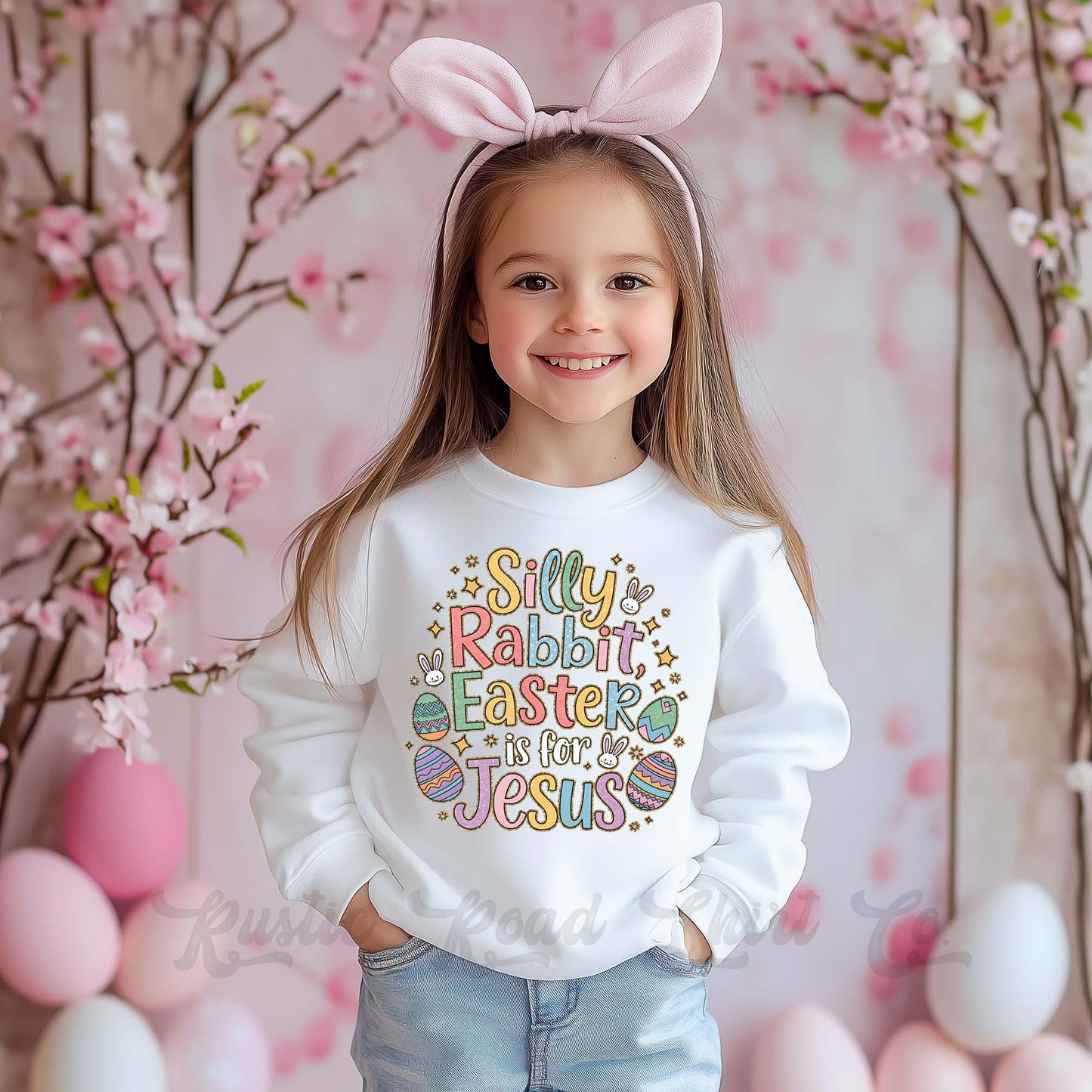 Easter Sweatshirt, Girls Easter Shirt, Toddler Easter Outfit, Easter Basket Gift 61