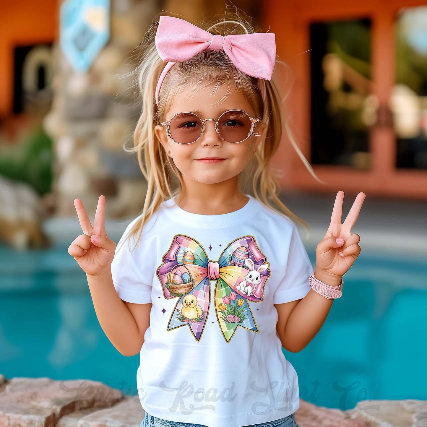 Girls Easter Shirt, Easter Bunny Shirt, Toddler Easter Outfit, Easter Basket Gift 197