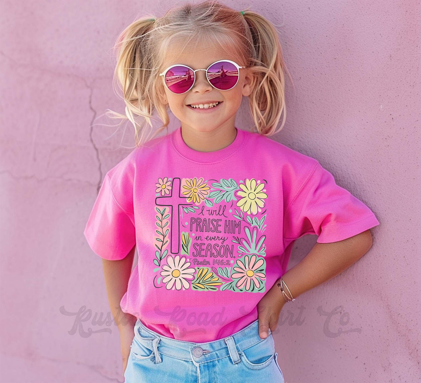 Girls Easter Shirt, I Will Praise Him Shirt, Christian Easter Shirt, Toddler Easter Outfit, Easter Basket Gift 203