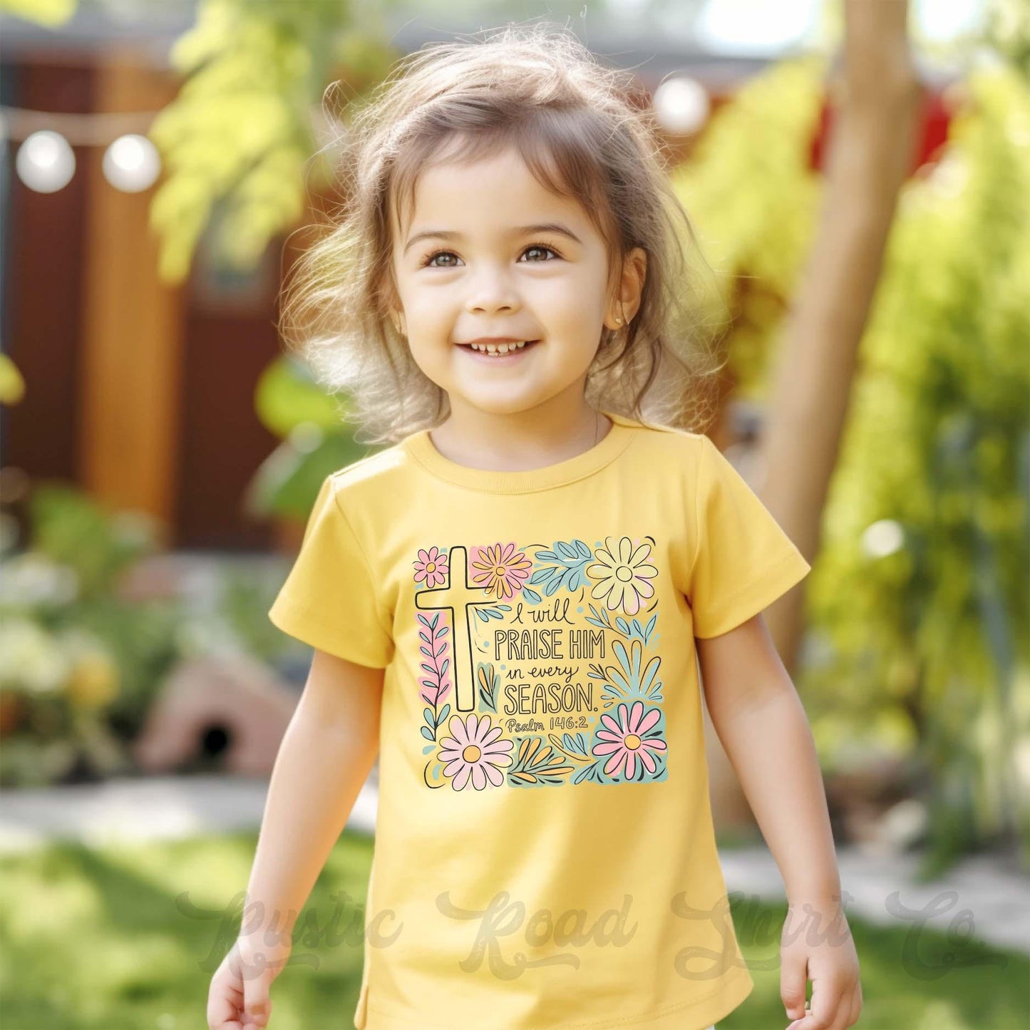 Girls Easter Shirt, I Will Praise Him Shirt, Christian Easter Shirt, Toddler Easter Outfit, Easter Basket Gift 203