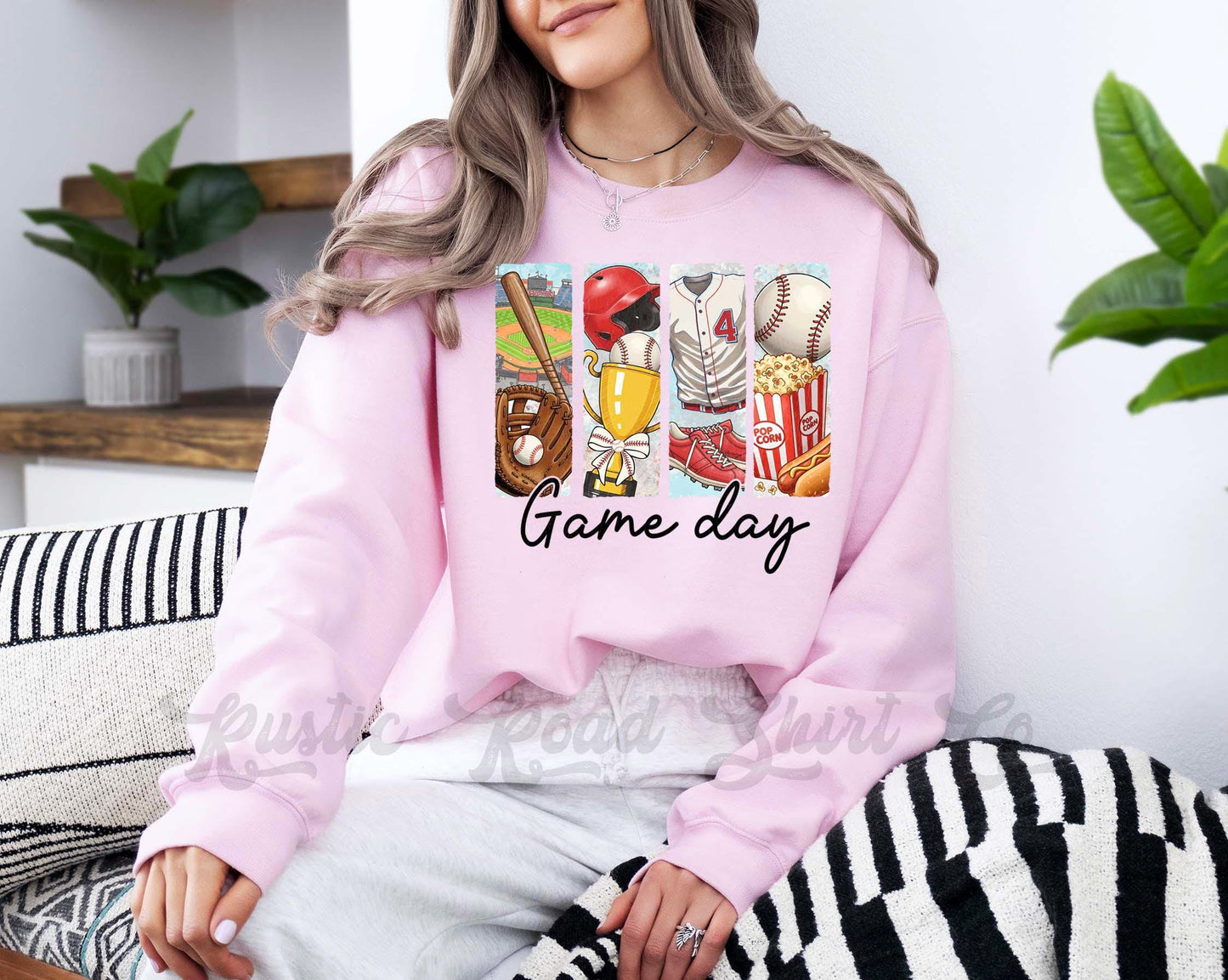 Baseball Mom Sweatshirt, Game Day Sweatshirt, Baseball Mama Sweatshirt, Baseball Sister Sweatshirt