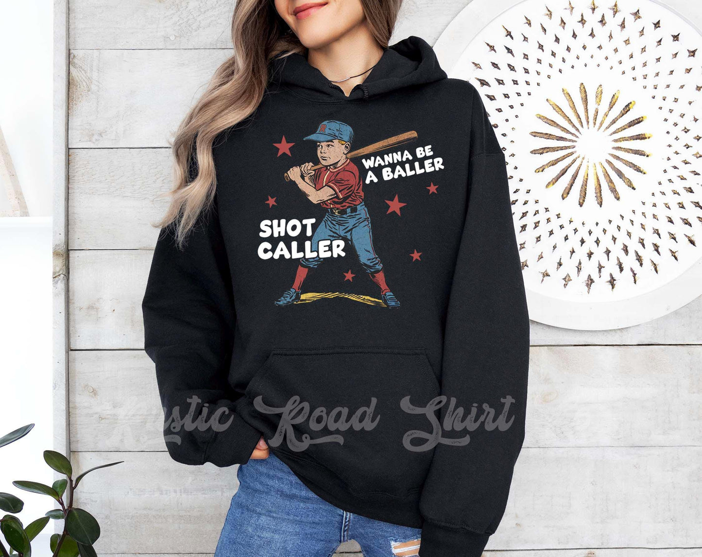 Baseball Mom Sweatshirt, Baller Shot Caller Sweatshirt, Baseball Mama Hoodie, Baseball Sister Sweatshirt