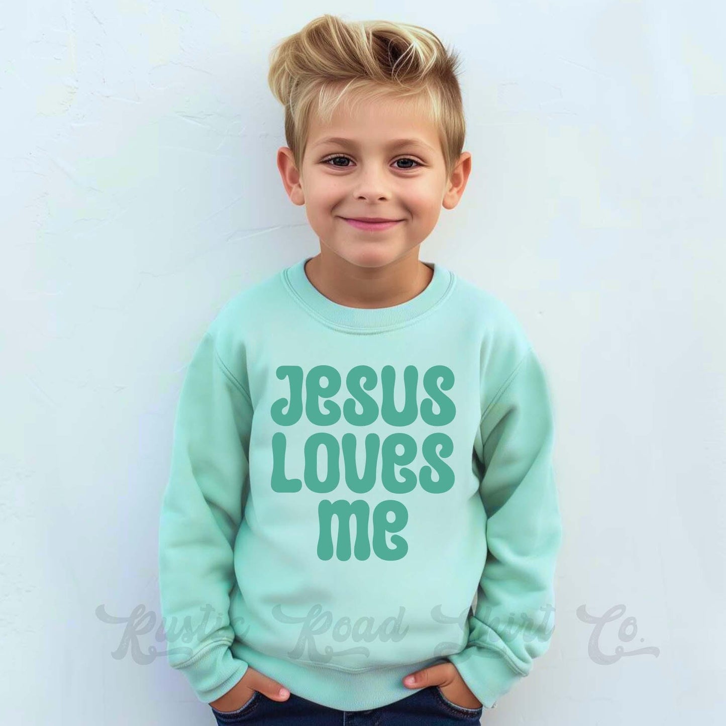 Girls Easter Sweatshirt, Jesus Loves Me Sweatshirt, Toddler Easter Outfit, Girls Easter Shirt, Boys Easter Shirt, Easter Basket Gift 87