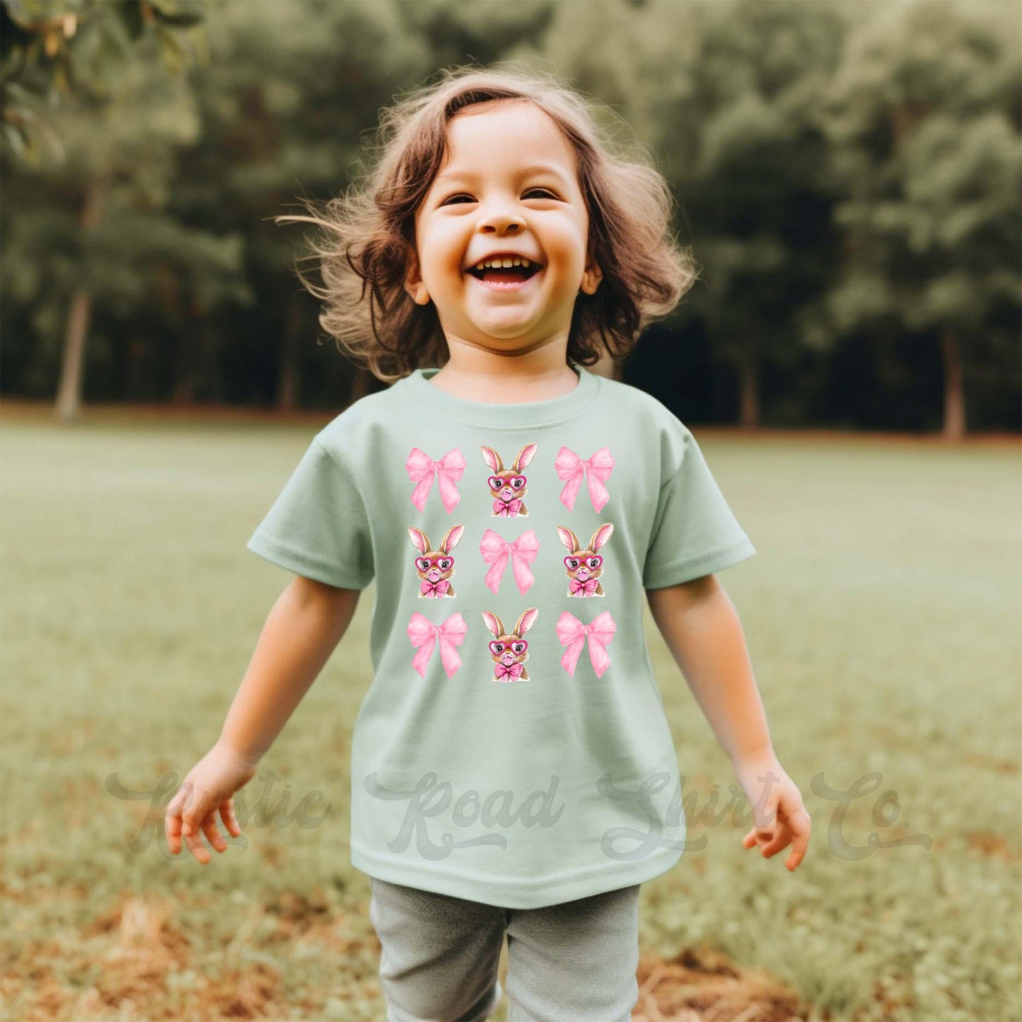 Girls Easter Shirt, Bubblegum Bunny Shirt, Coquette Easter Shirt, Toddler Easter Outfit, Easter Basket Gift 249