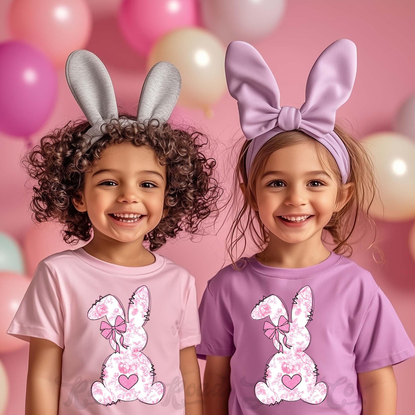 Girls Easter Shirt, Bubblegum Bunny Shirt, Coquette Easter Shirt, Toddler Easter Outfit, Easter Basket Gift 193