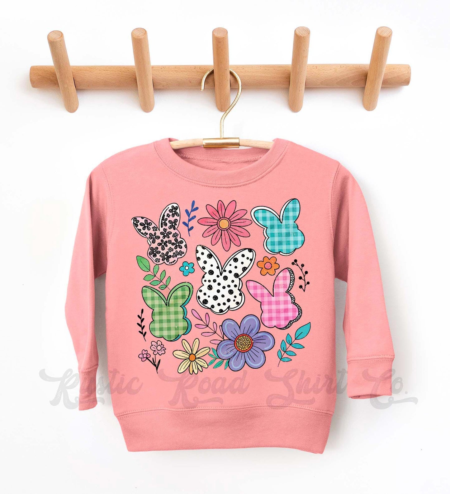Easter Sweatshirt, Girls Easter Sweater, Toddler Easter Outfit, Easter Basket Gift 66