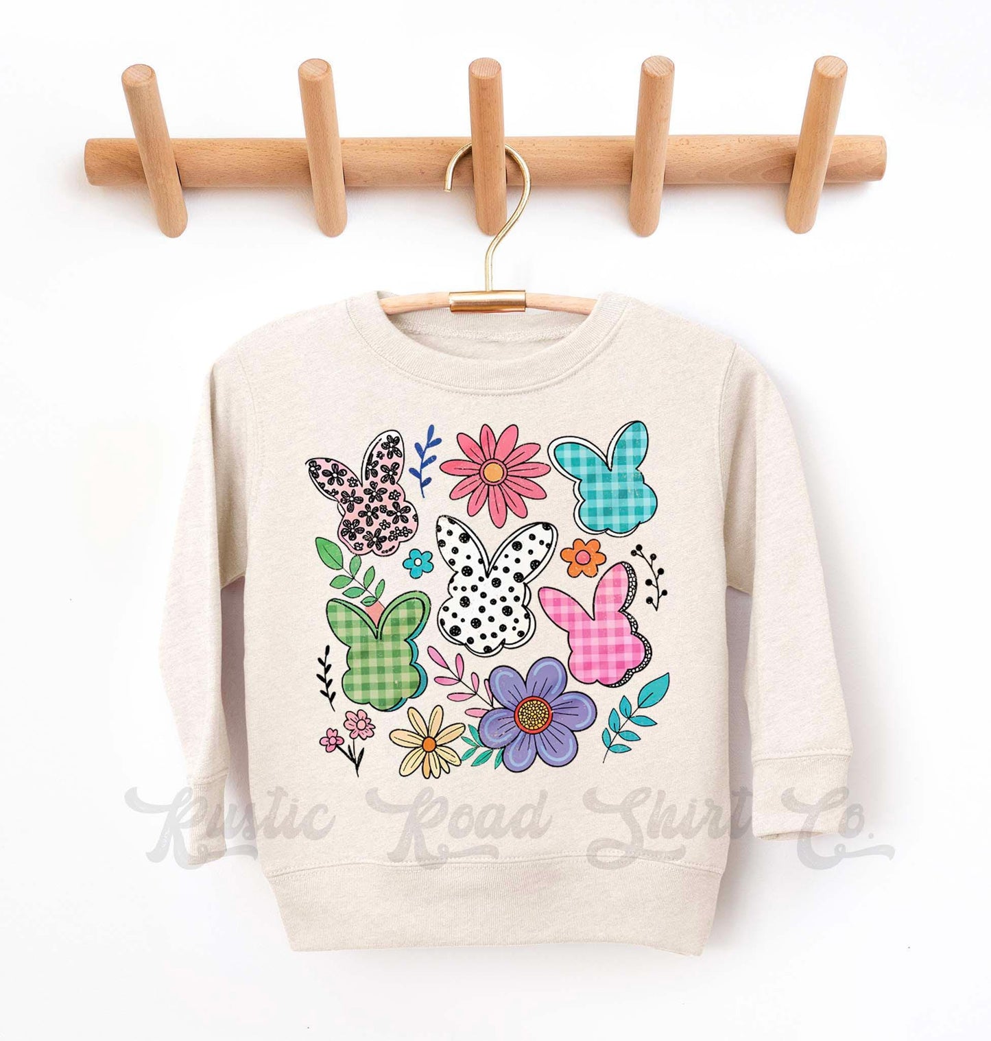 Easter Sweatshirt, Girls Easter Sweater, Toddler Easter Outfit, Easter Basket Gift 66