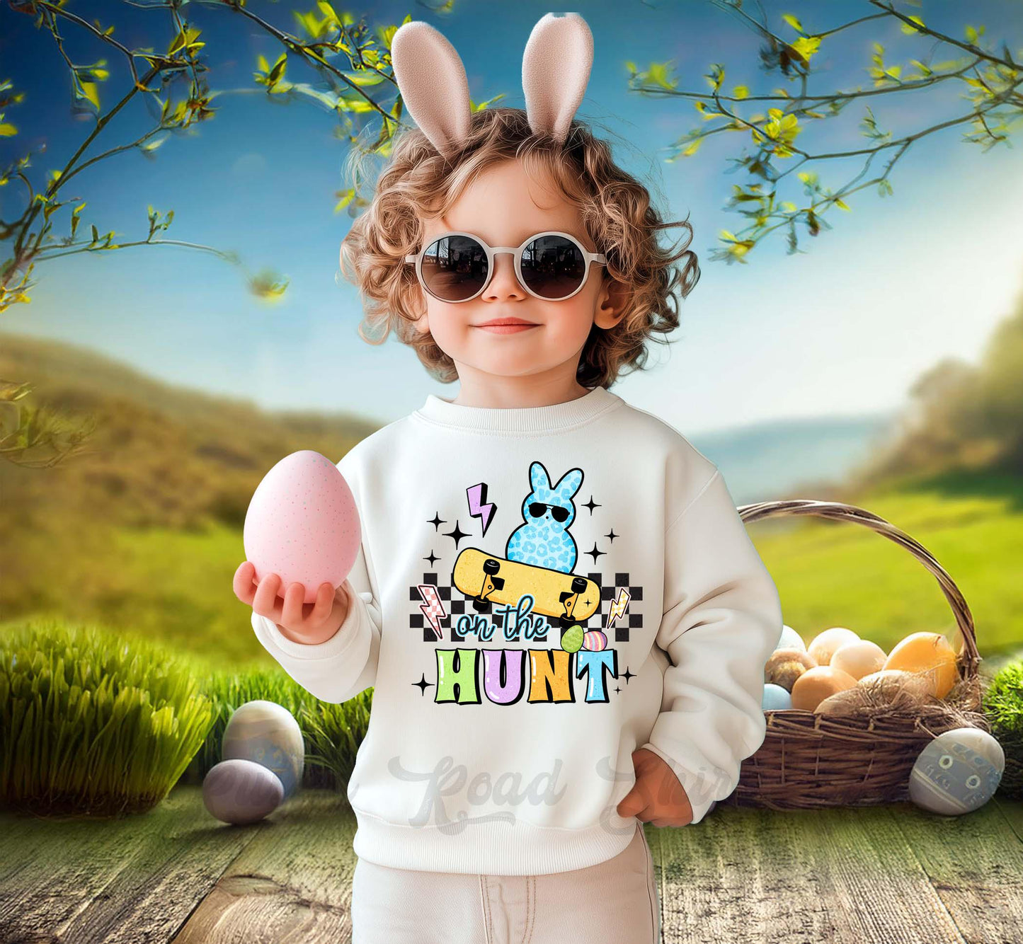 Easter Sweatshirt, Boys Easter Sweater, Toddler Easter Outfit, Easter Basket Gift 45