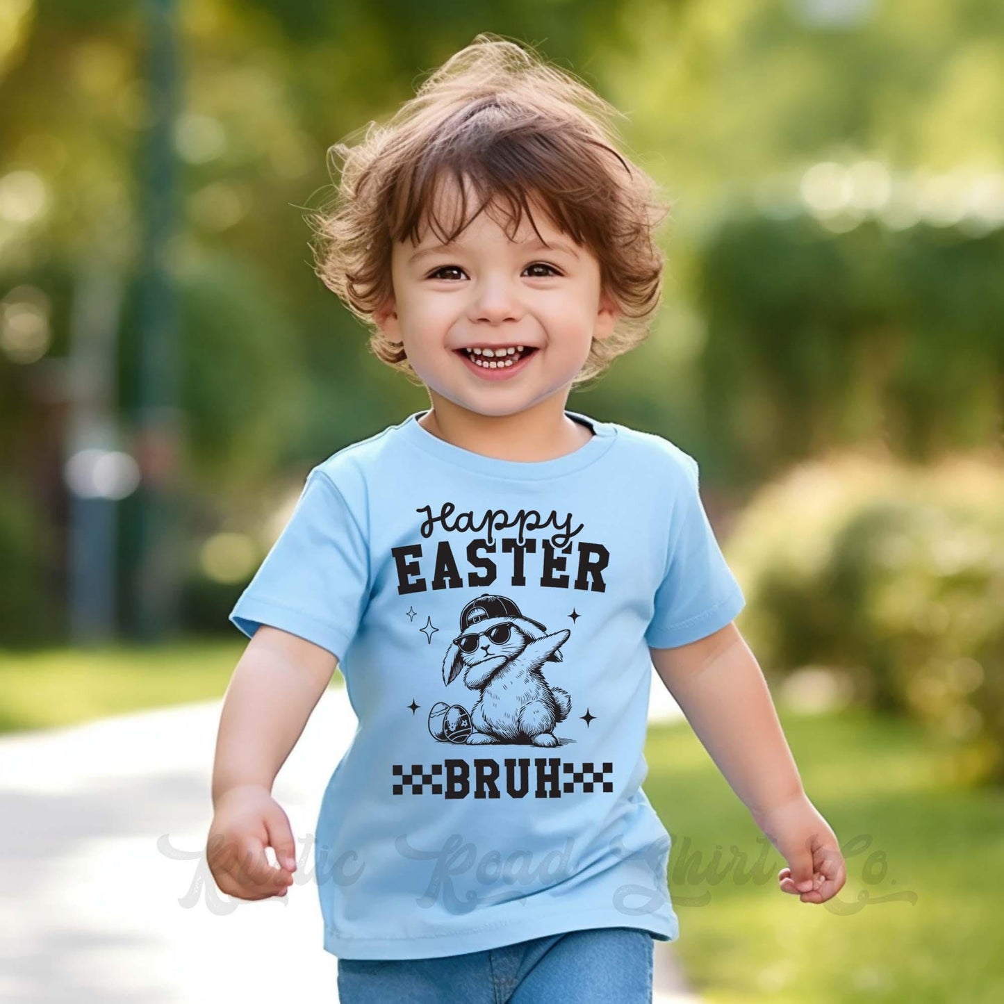 Boys Easter Shirt, Happy Easter Bruh Shirt, Toddler Easter Outfit, Easter Basket Gift 222