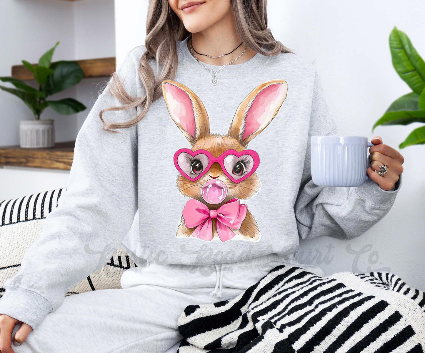 Easter Sweatshirt, Bunny Sweatshirt, Women’s Easter Sweater, Easter Teacher Sweatshirt, 159