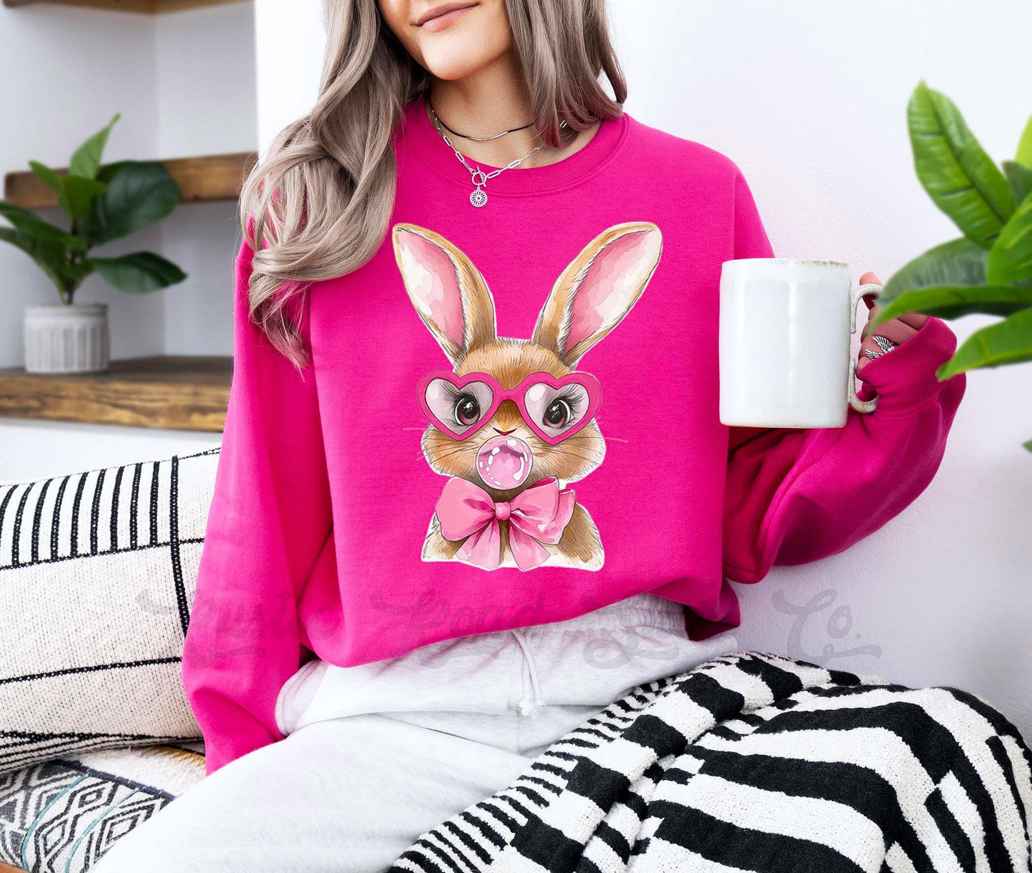 Easter Sweatshirt, Bunny Sweatshirt, Women’s Easter Sweater, Easter Teacher Sweatshirt, 159