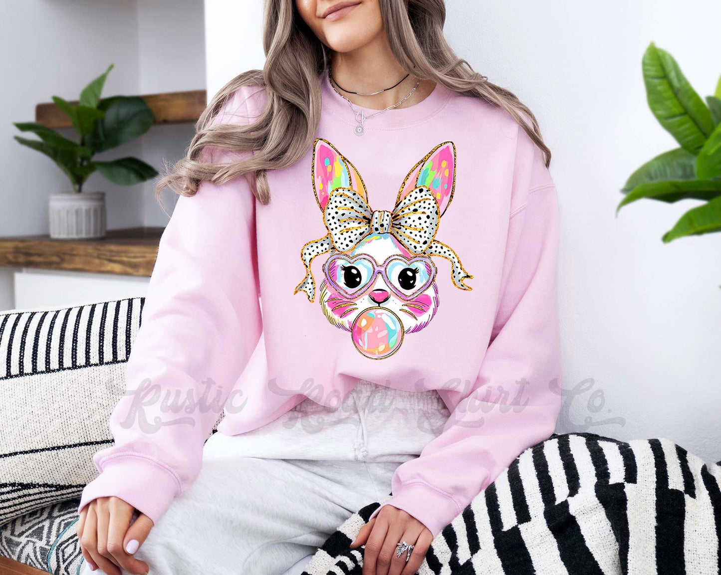 Easter Sweatshirt, Easter Bunny Sweatshirt, Women’s Easter Sweater, Easter Teacher Sweatshirt, 226
