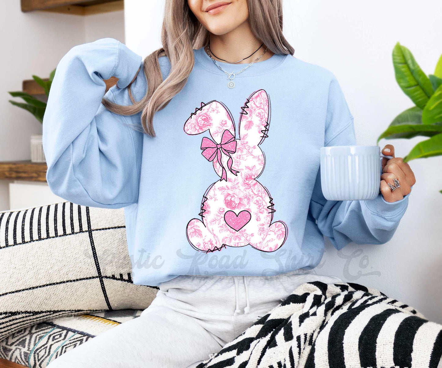Easter Sweatshirt, Easter Bunny Sweatshirt, Women’s Easter Sweater, Easter Teacher Sweatshirt, 179