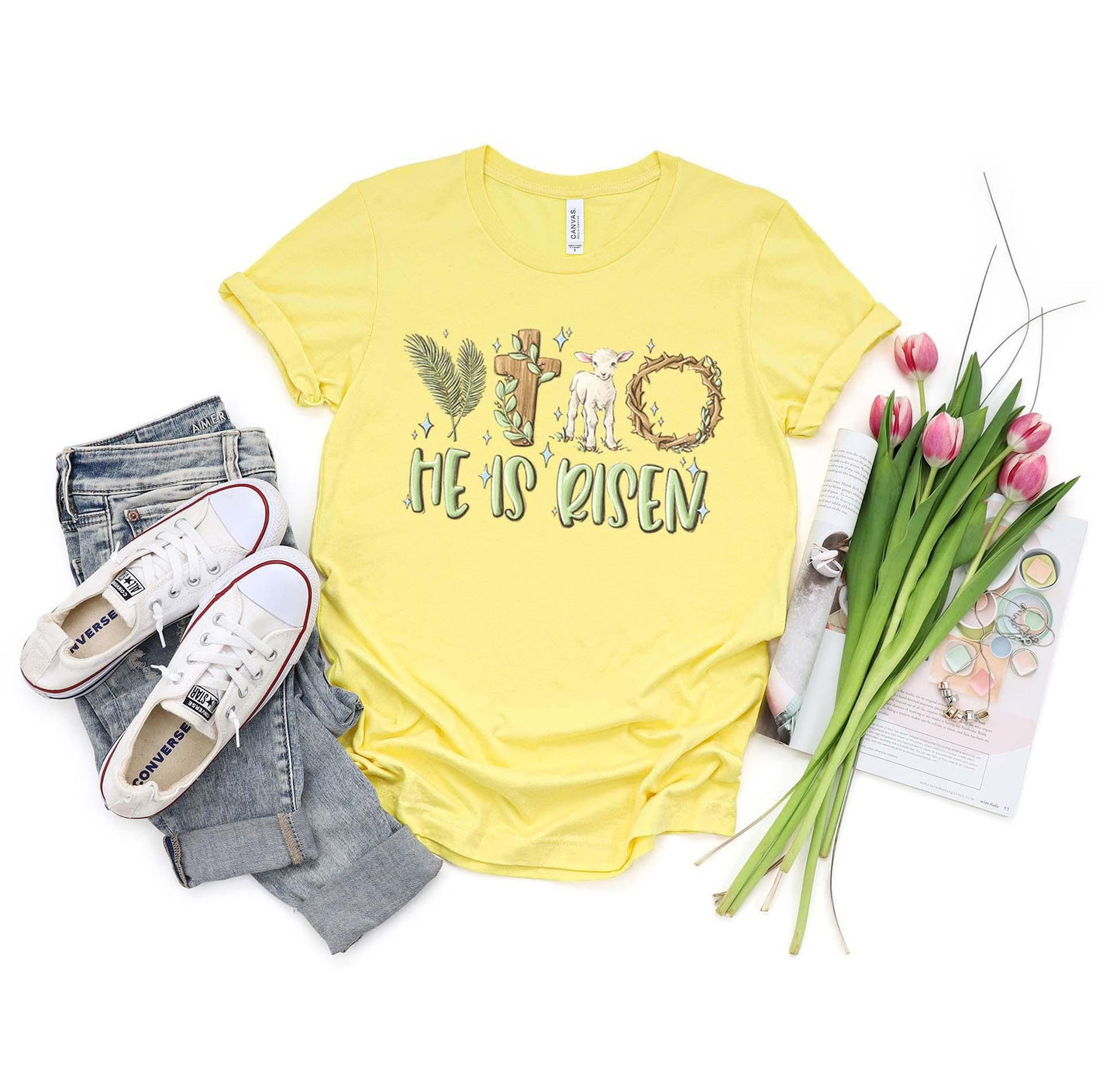 Easter Shirt, He is Risen T-Shirt, Women’s Easter Shirt, Easter Teacher Shirt, Family Easter Shirt 41