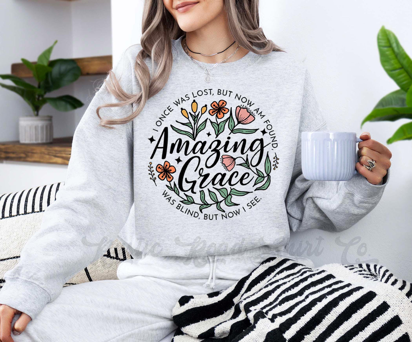 Easter Sweatshirt, Amazing Grace Sweatshirt, Women’s Easter Sweater, Easter Teacher Sweatshirt, 237