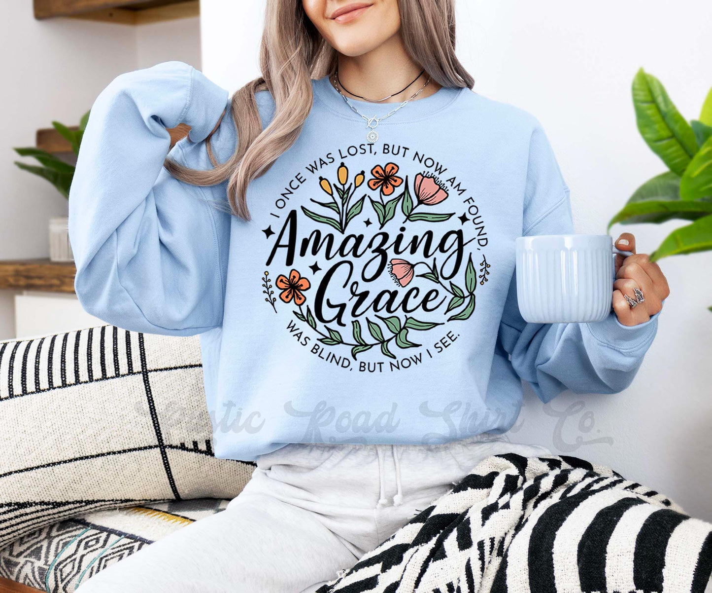 Easter Sweatshirt, Amazing Grace Sweatshirt, Women’s Easter Sweater, Easter Teacher Sweatshirt, 237