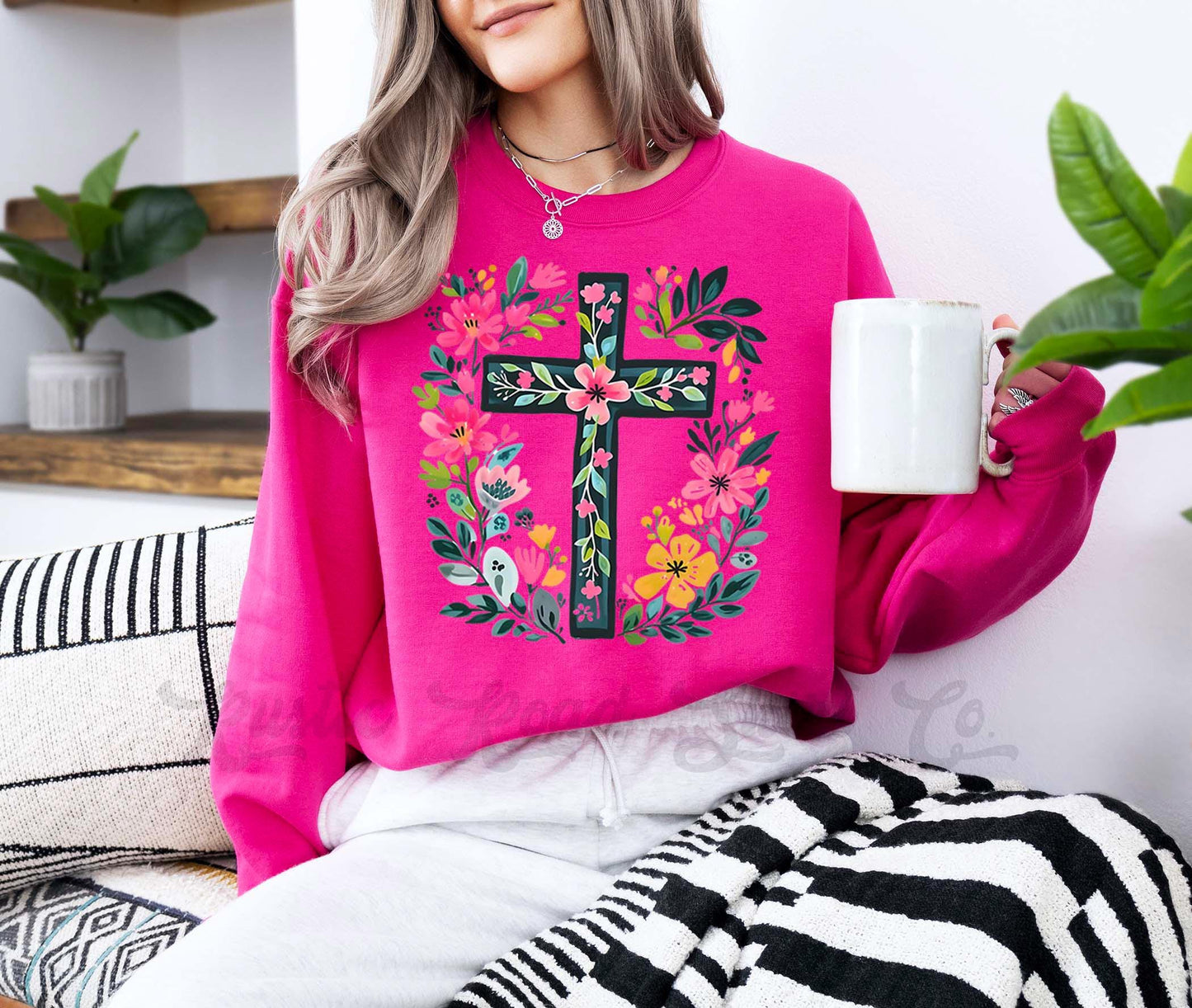 Easter Sweatshirt, Christian Sweatshirt, Women’s Easter Sweater, Easter Teacher Sweatshirt, 168