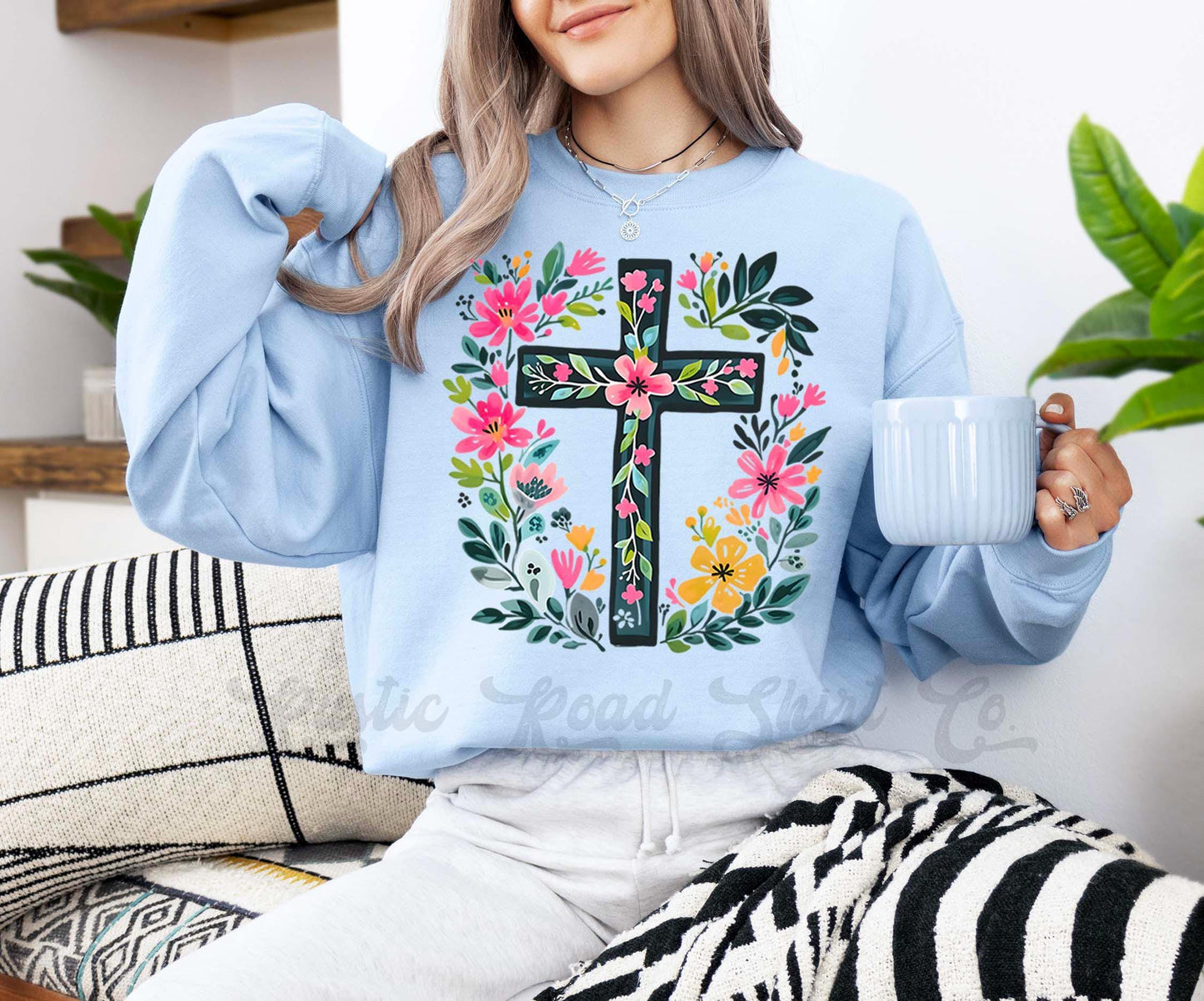 Easter Sweatshirt, Christian Sweatshirt, Women’s Easter Sweater, Easter Teacher Sweatshirt, 168