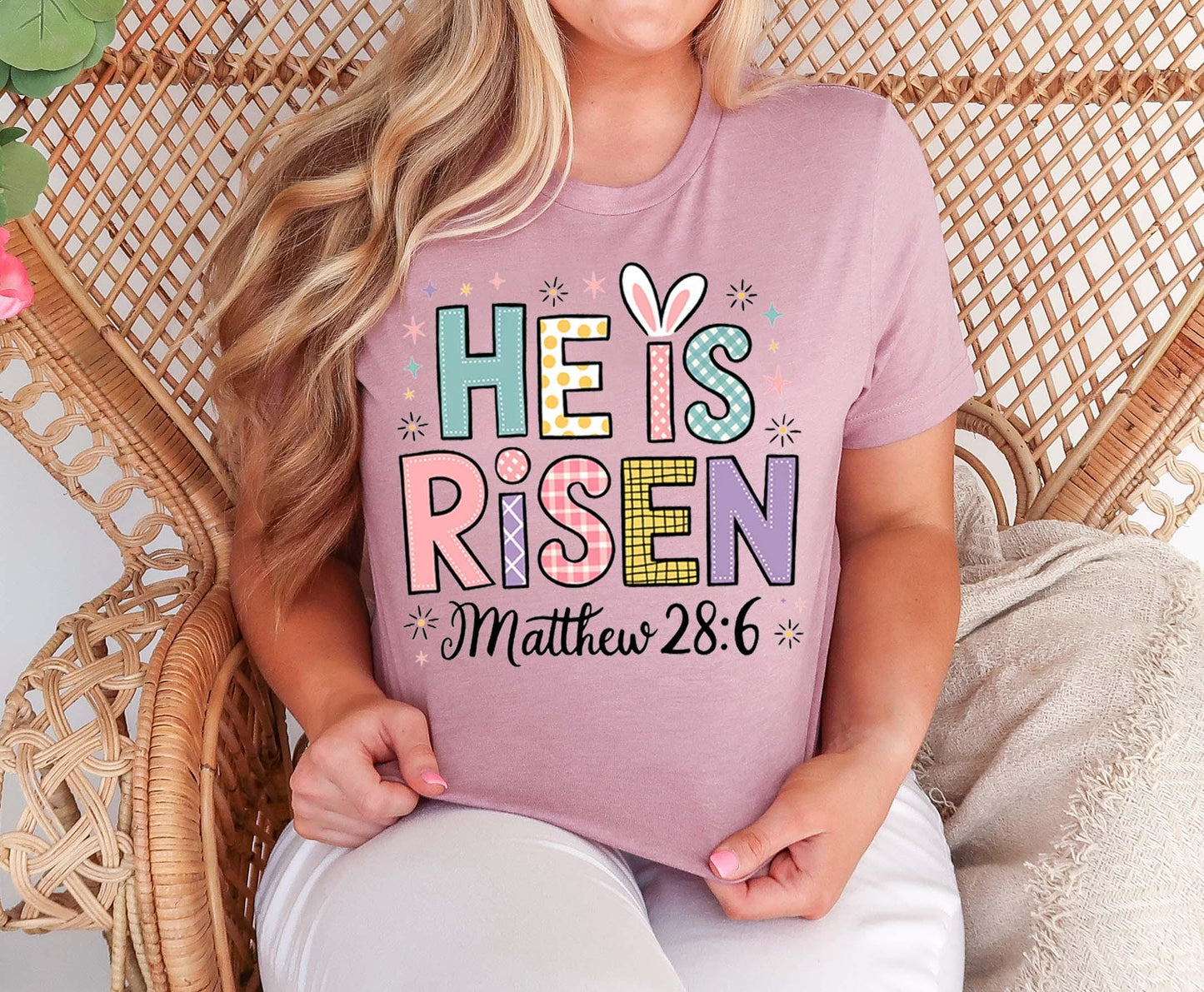 Easter Shirt, He is Risen T-Shirt, Women’s Easter Shirt, Easter Teacher Shirt, Family Easter Shirt 39