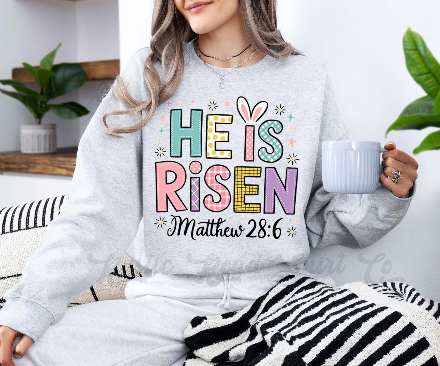 Easter Sweatshirt, Christian Sweatshirt, Women’s Easter Sweater, Easter Teacher Sweatshirt, 164