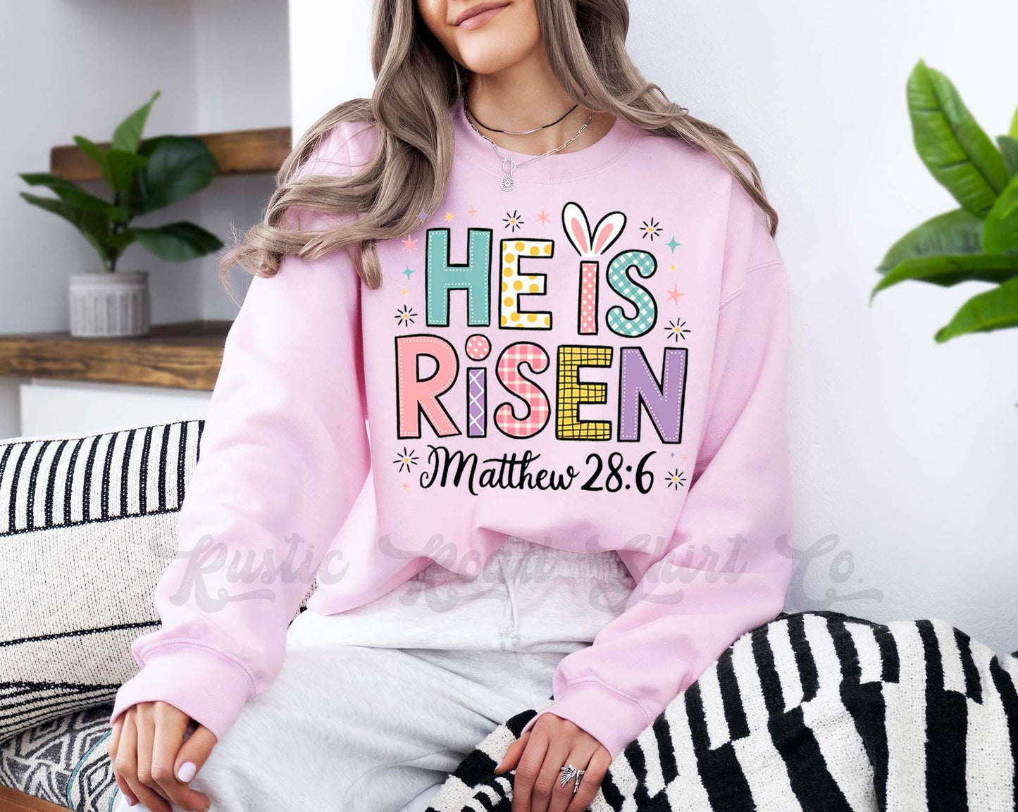 Easter Sweatshirt, Christian Sweatshirt, Women’s Easter Sweater, Easter Teacher Sweatshirt, 164