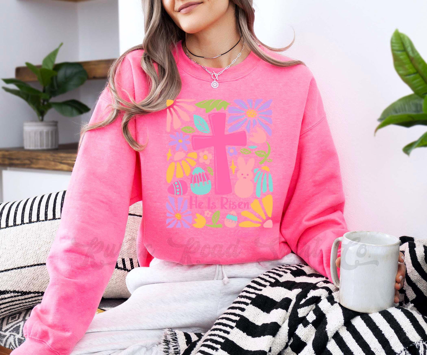 Easter Sweatshirt, Christian Sweatshirt, Women’s Easter Sweater, Easter Teacher Sweatshirt, 162