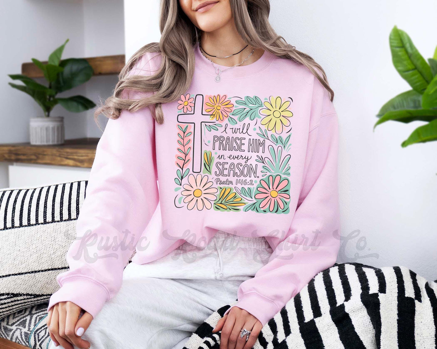 Easter Sweatshirt, Christian Sweatshirt, Women’s Easter Sweater, Easter Teacher Sweatshirt, 160