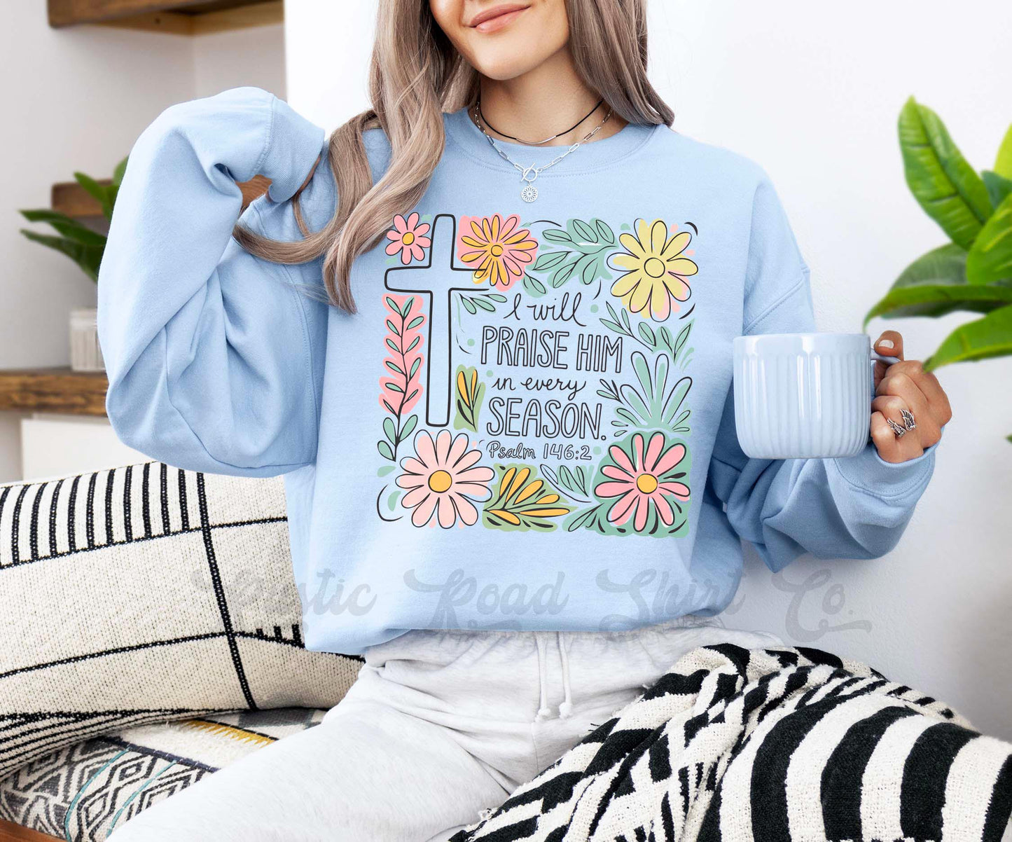 Easter Sweatshirt, Christian Sweatshirt, Women’s Easter Sweater, Easter Teacher Sweatshirt, 160