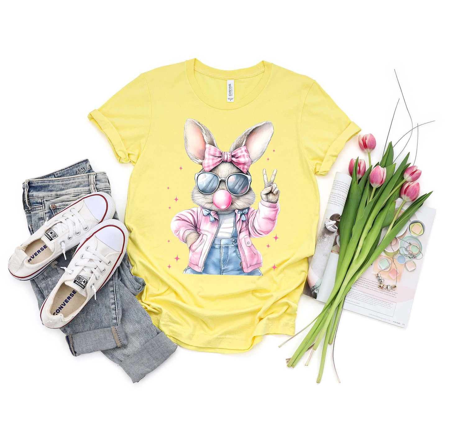 Easter Shirt, Easter Bunny T-Shirt, Women’s Easter Shirt, Easter Teacher Shirt, Family Easter Shirt 34