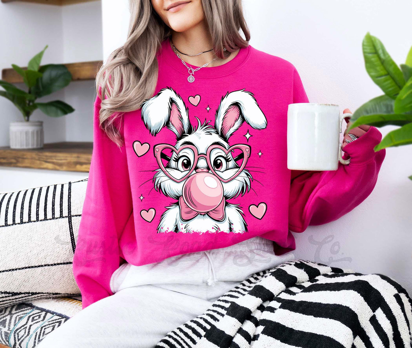 Easter Sweatshirt, Easter Bunny Sweatshirt, Women’s Easter Sweater, Easter Teacher Sweatshirt, 173