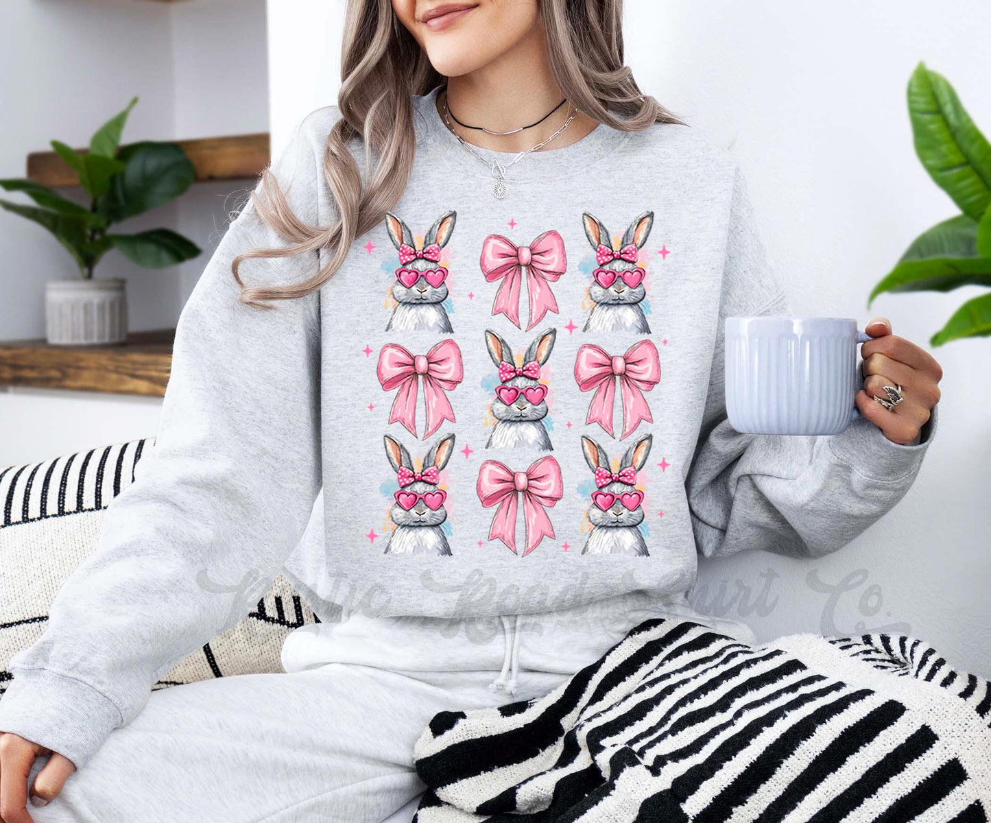 Easter Sweatshirt, Easter Bunny Sweatshirt, Women’s Easter Sweater, Easter Teacher Sweatshirt, 172