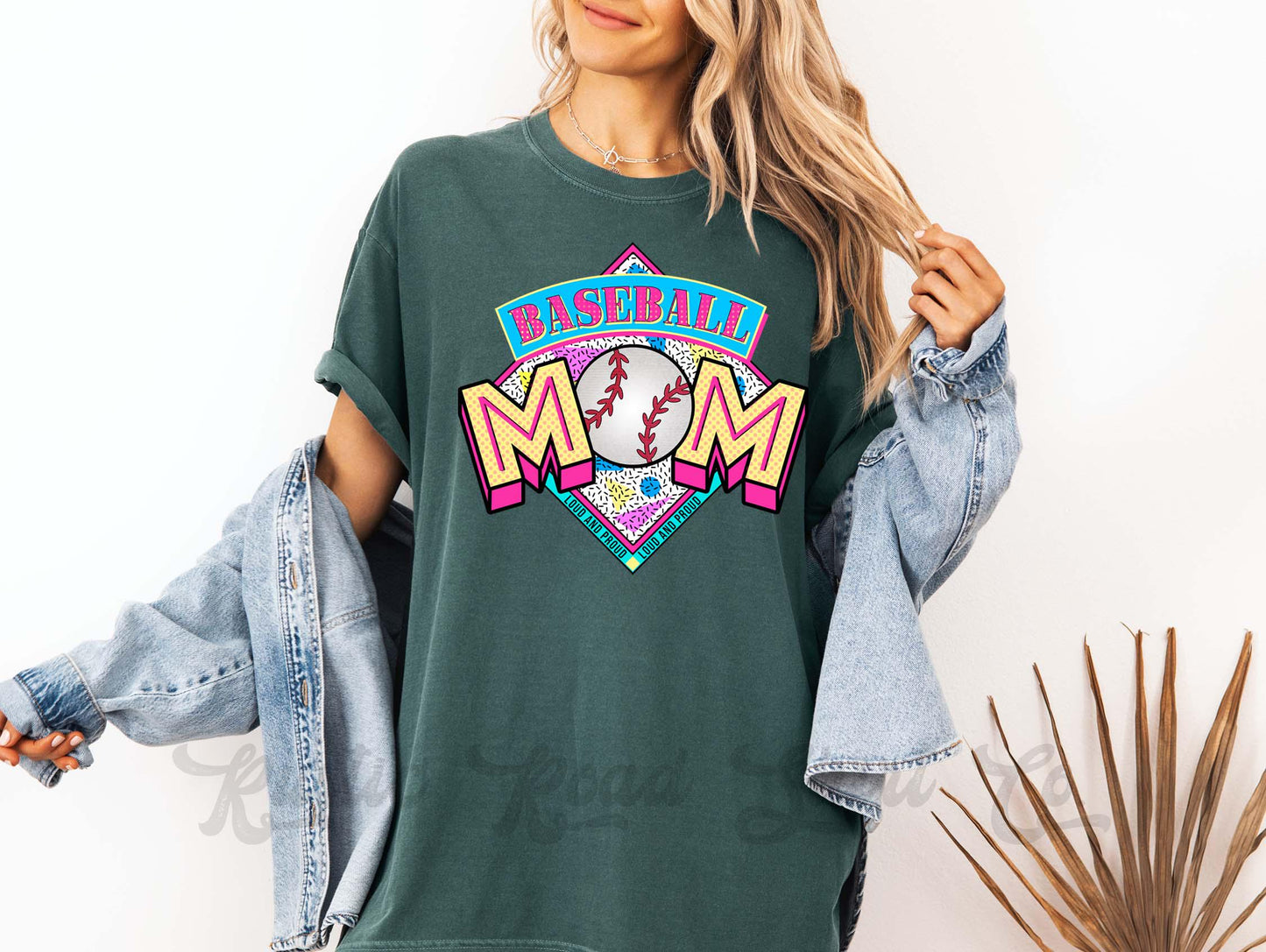Baseball Mama Shirt, Comfort Colors™ Shirt, Retro 90's Shirt, Baseball Sister Shirt, Coquette Baseball Tshirt