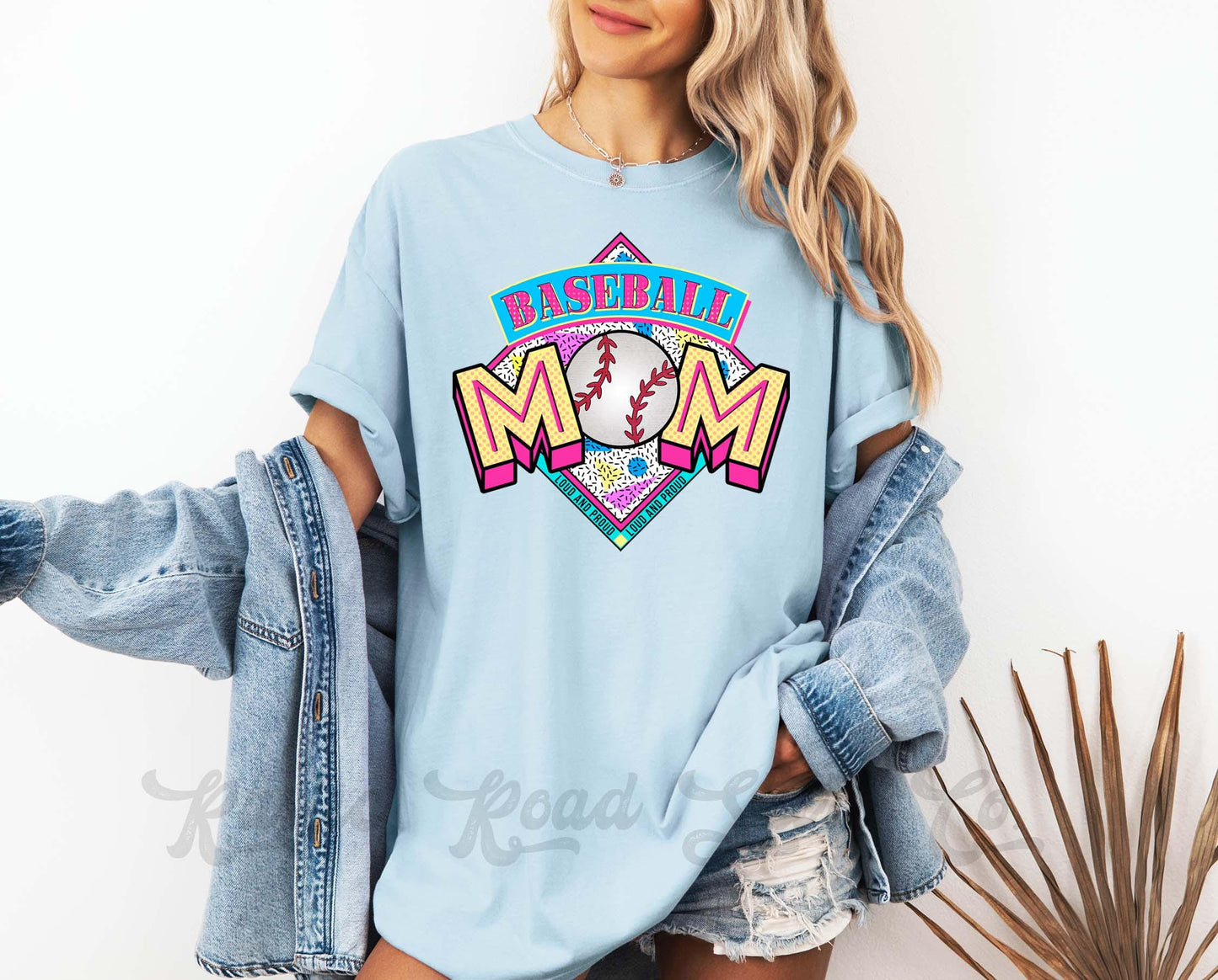 Baseball Mama Shirt, Comfort Colors™ Shirt, Retro 90's Shirt, Baseball Sister Shirt, Coquette Baseball Tshirt