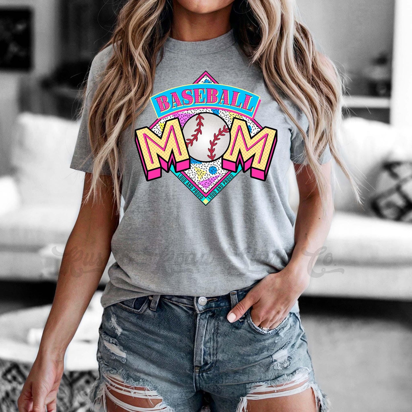 Baseball Mom Shirt, Baseball Retro Shirt, Bella Canvas Shirt, Baseball Sister Shirt