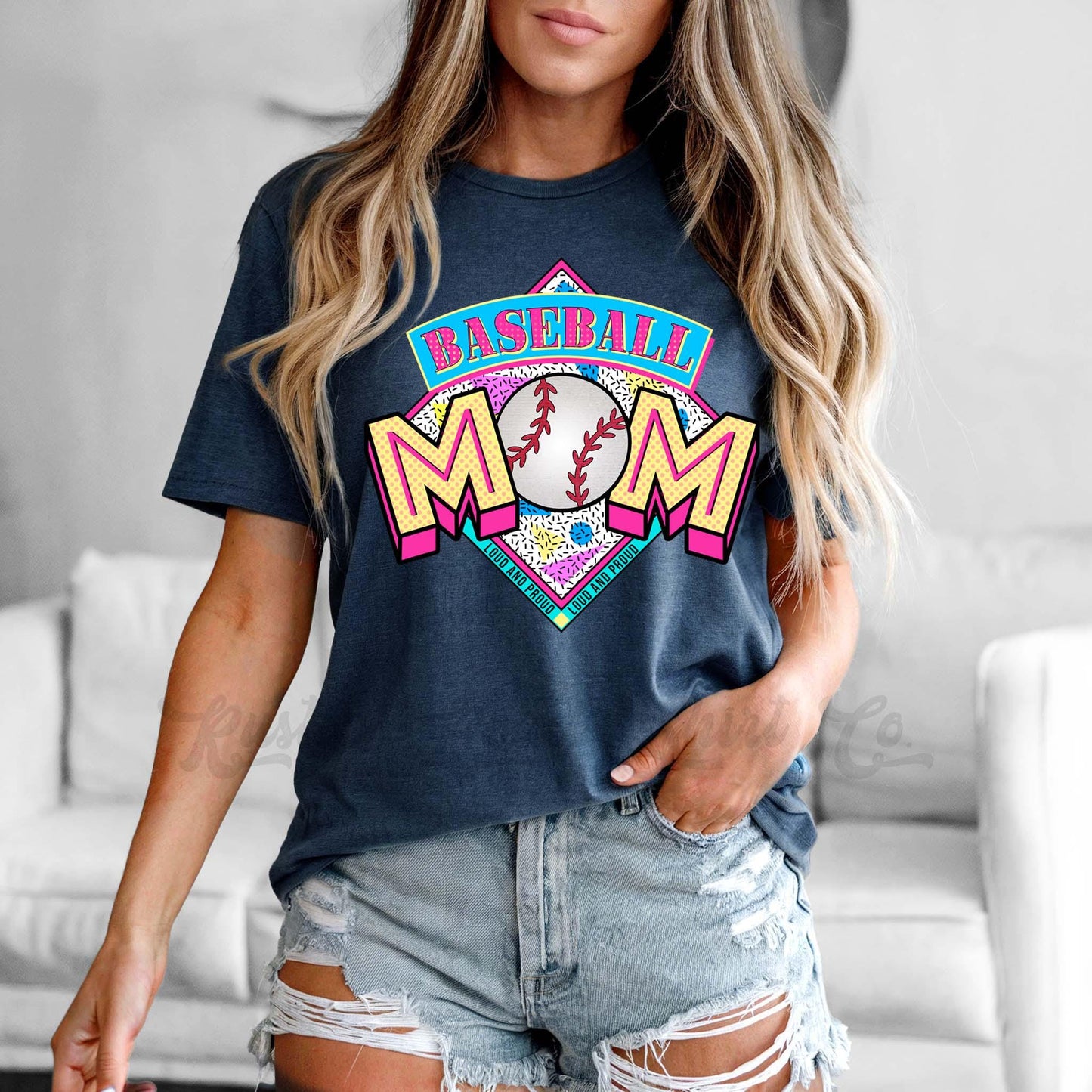 Baseball Mom Shirt, Baseball Retro Shirt, Bella Canvas Shirt, Baseball Sister Shirt