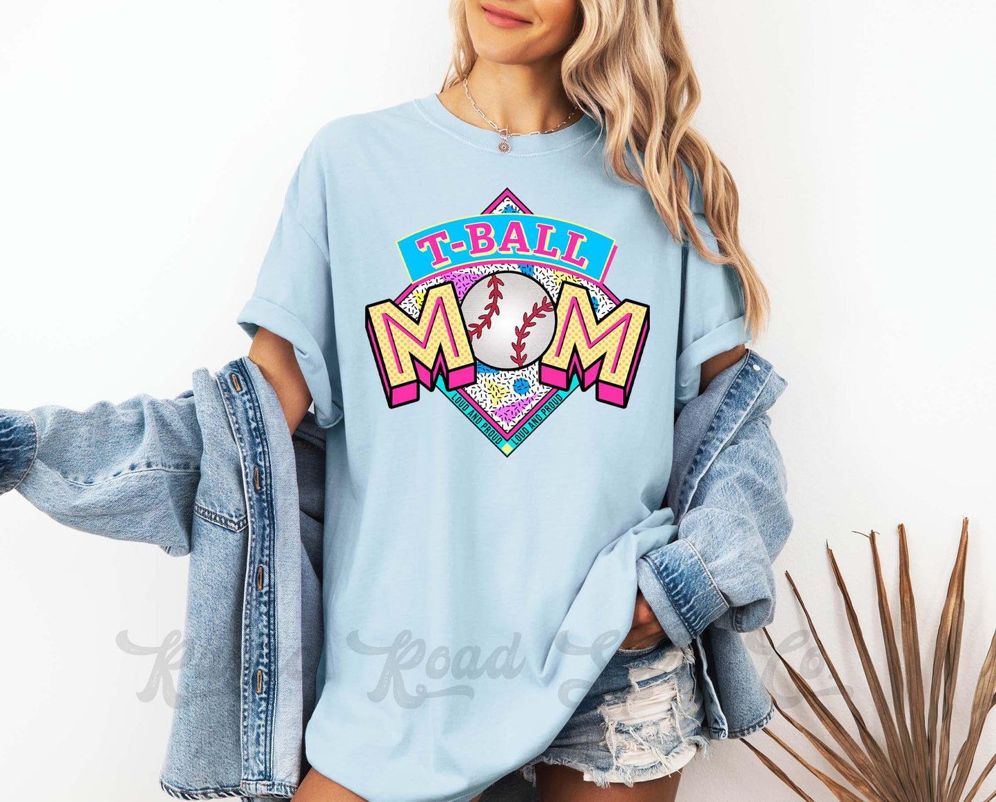 Tball Mom Shirt, Comfort Colors™ Shirt, Retro 90's Shirt, Tball Mama Shirt, Coquette Baseball Tshirt