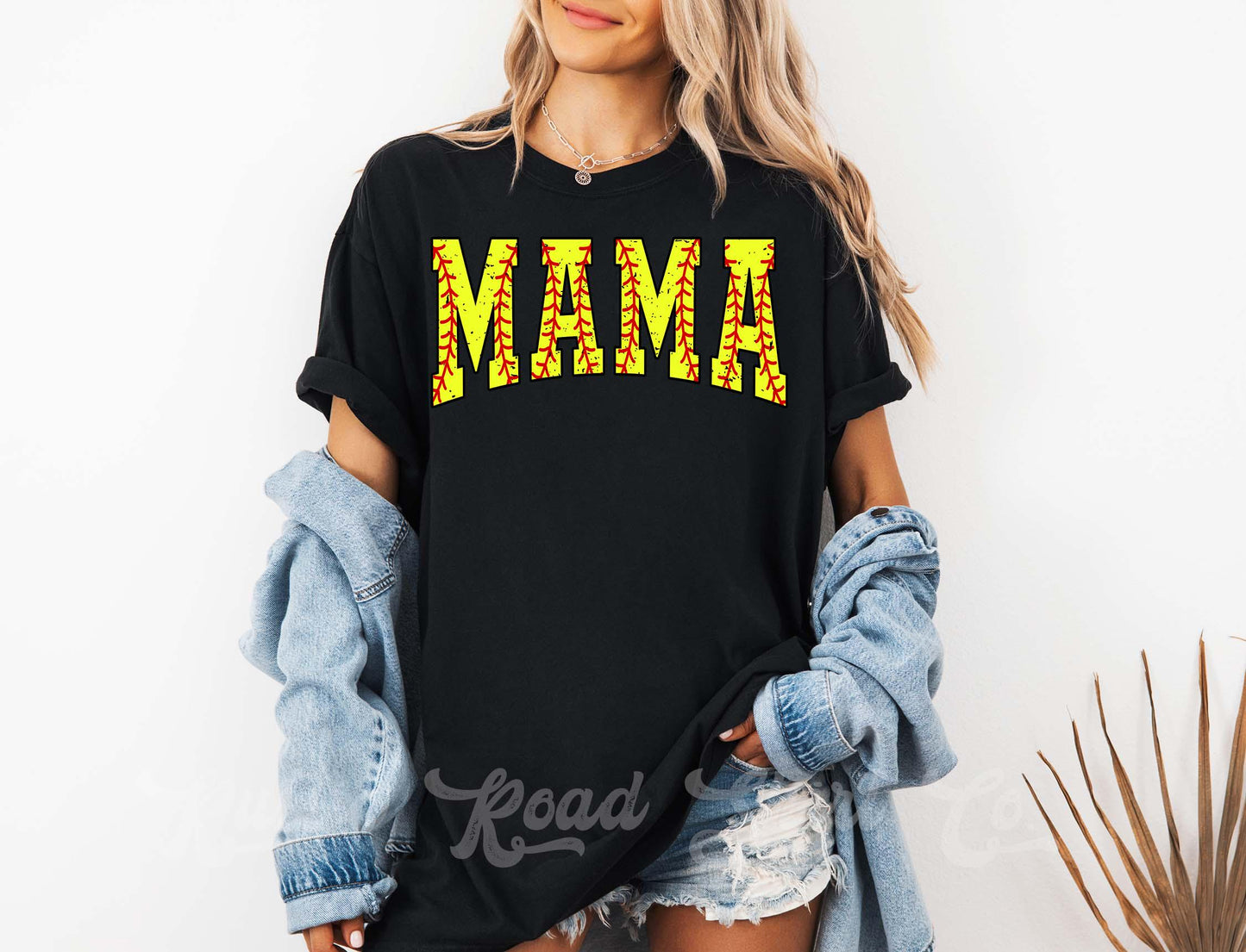 Softball Mom Shirt, Comfort Colors™ Shirt, Retro Softball Mama Shirt, Coquette Baseball Tshirt