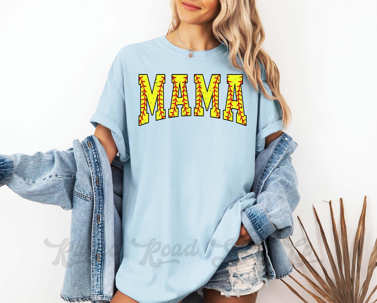 Softball Mom Shirt, Comfort Colors™ Shirt, Retro Softball Mama Shirt, Coquette Baseball Tshirt