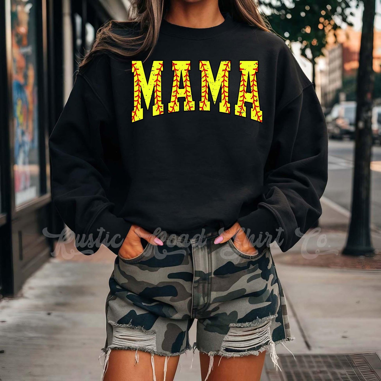 Softball Mama Sweatshirt, Softball Mom Hoodie, Retro Softball Sweatshirt, Softball Team Sweatshirt