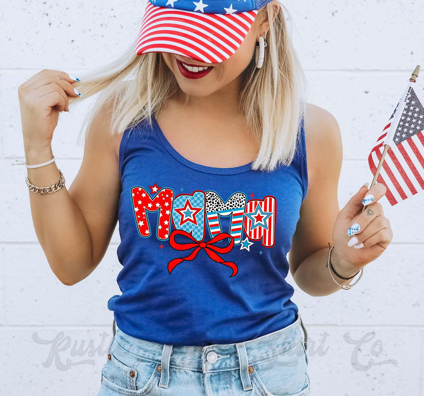 4th of July Tank Top, Women's Fourth of July Shirt, Patriotic Tank Top, USA Tank Top