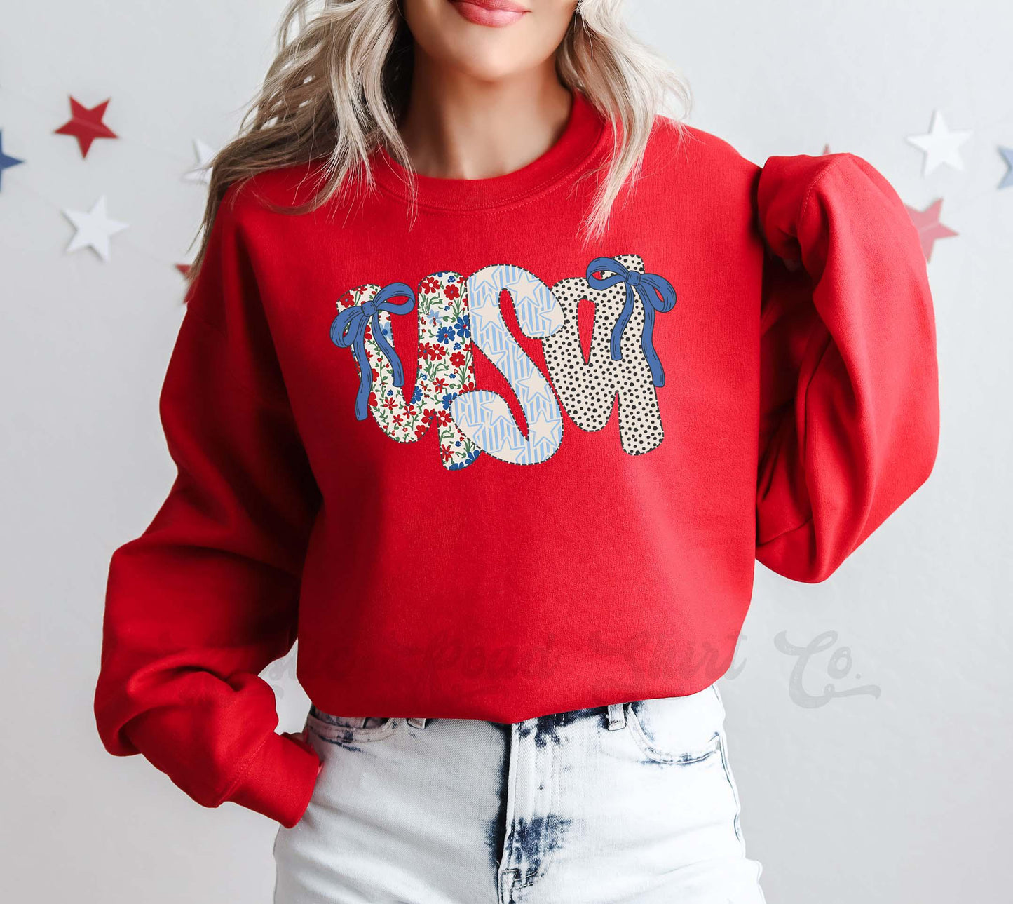 USA Sweatshirt, America Sweatshirt, Women's 4th of July, Fourth of July Sweatshirt, Patriotic Shirt