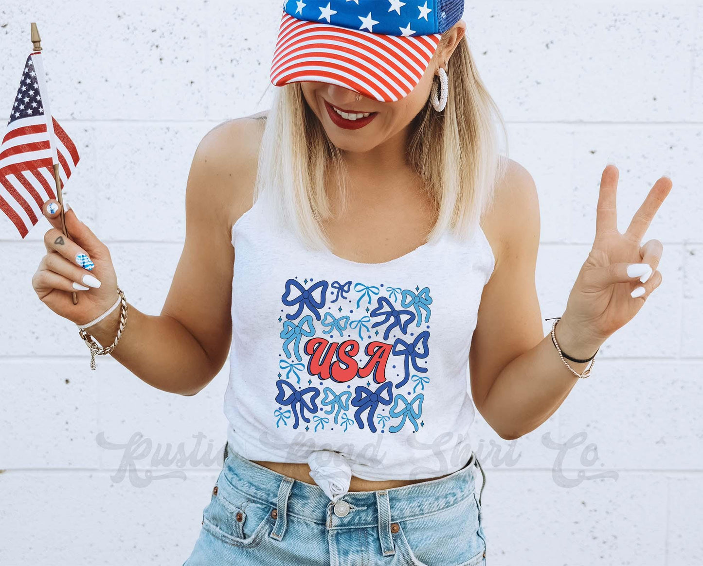 4th of July Tank Top, Goose 4th of July Tank, Fourth of July Tank, Patriotic Tank Top, USA Tank Top